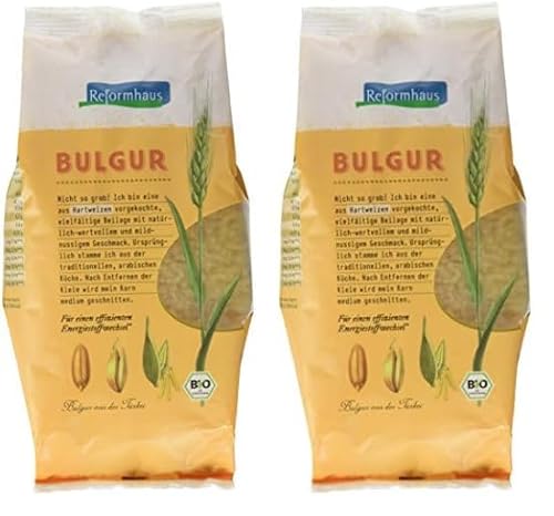 Reformhaus Bulgur aus Hartweizen Bio, 500g (Packung mit 2) von Reformhaus