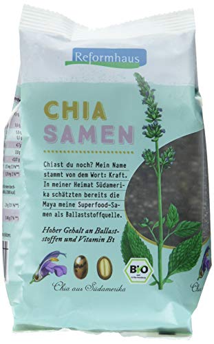 Reformhaus Chiasamen schwarz Bio, 6er Pack (6 x 350 g) von Reformhaus