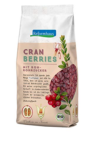 Reformhaus Cranberries, ganz & gesüßt, 450 g von Reformhaus