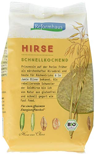 Reformhaus Hirse, schnellkochend bio, 500 g von Reformhaus