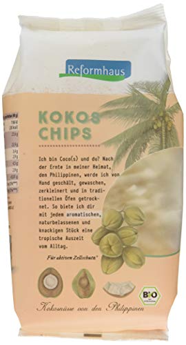 Reformhaus Kokoschips ungesüßt bio, 6er Pack (6 x 175 g) von Reformhaus