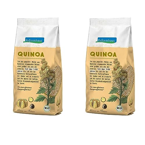 Reformhaus Quinoa weiß ganz, glutenfrei bio, 500g (Packung mit 2) von Reformhaus