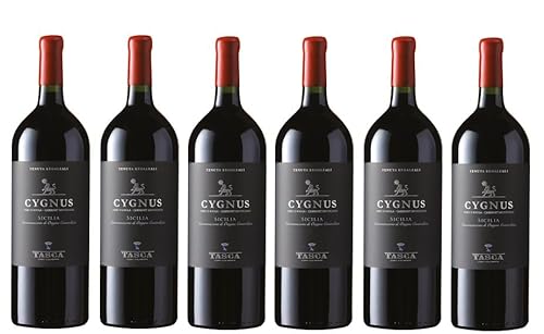 6x 0,75l - 2020er - Tasca d'Almerita - Tenuta Regaleali - Cygnus - Rosso - Terre Siciliane I.G.P. - Sizilien - Italien - Rotwein trocken von Regaleali