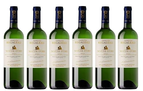 6x 0,75l - 2021er - Tasca d'Almerita - Tenuta Regaleali - Nozze d'Oro - Bianco - Sicilia D.O.P. - Sizilien - Italien - Weißwein trocken von Regaleali