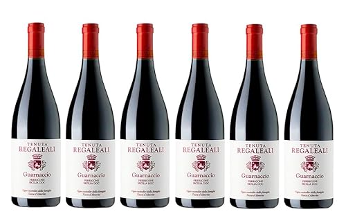 6x 0,75l - 2022er - Tasca d'Almerita - Tenuta Regaleali - Guarnaccio - Perricone - Sicilia D.O.P. - Sizilien - Italien - Rotwein trocken von Regaleali