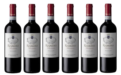 6x 0,75l - 2022er - Tasca d'Almerita - Tenuta Regaleali - Nero d'Avola - Sicilia D.O.P. - Sizilien - Italien - Rotwein trocken von Regaleali