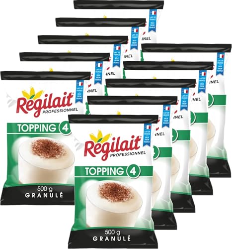 Regilait Granulat Topping 4 10 x 500g | Automatenfähiges Topping Granulat von Regilait