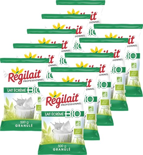 Regilait Lait Ecreme BIO, 10 x 500g = 5,00 Kg von Regilait