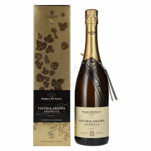 Andrea Da Ponte Vecchia Grappa di Prosecco 8 Annate 42,00% 0,70 Liter von Regionale Edeldistillen