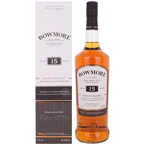 Bowmore 15 Years Old Golden & Elegant 43,00% 1 l. von Regionale Edeldistillen