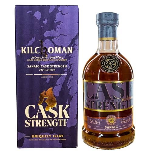 Kilchoman Sanaig Cask Strength Islay Single Malt Scotch Whisky 0,7 l 57,8% in Geschenkpackung by Reichelts von Reichelts