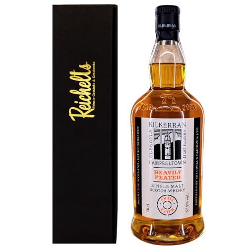 Kilkerran Heavily Peated Single Malt Scotch Whisky Batch 11 0,7 l 57,9% als Geschenkset mit Präsentbox by Reichelts von Reichelts