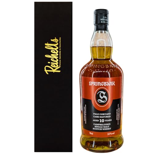 Springbank 10 Jahre Palo Cortado Release 2023 Campbeltown Single Malt Scotch Whisky 0,7 l 55% als Geschenkset mit Präsentbox by Reichelts von Reichelts