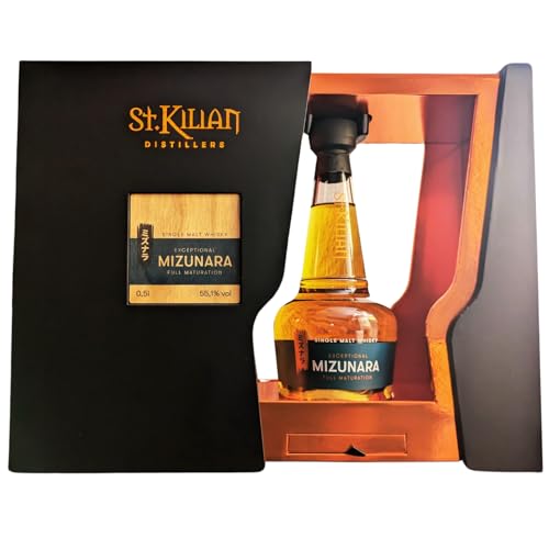 St. Kilian Single Malt Whisky LIMITED EDITION EXCEPTIONAL MIZUNARA 0,5 l 55,1% by Reichelts I Exklusive auf 300 Flaschen limitierte Mizunara Single Cask Abfüllung von Reichelts