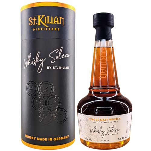 St. Kilian Single Malt Whisky LIMITED EDITION WHISKY SOLERA BY ST. KILIAN PEATED 0,5 l 56,8% by Reichelts I Exklusive auf 620 Flaschen limitierte Double Maturation Abfüllung von Reichelts