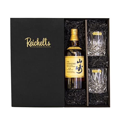 THE YAMAZAKI Single Malt Japanese Whisky 12 Jahre 0,7 l 43% + 2 Nachtmann Tumbler als Geschenkset in Präsentbox by Reichelts von Reichelts