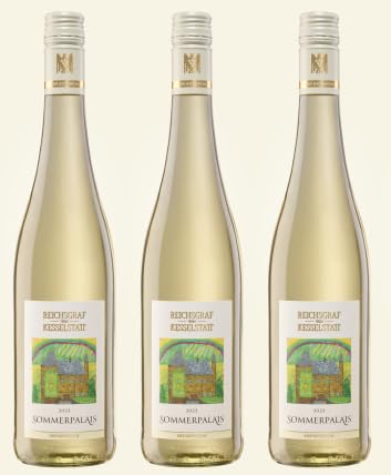 Reichsgraf von Kesselstatt: Riesling "Sommerpalais".Fruchtaromen von Honigmelone, Maracuja und Mango. Riesling mit Pfiff Mosel Deutschland von Reichsgraf von Kesselstatt