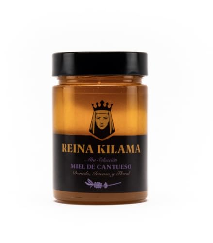 Reiner Bienenhonig. Hochwertiger Steineichenhonig. 100 % Honig Spanischer Herkunft in einem 450-g-Behälter. Cantueso-Honig oder Thymianhonig mit goldener Farbe und intensivem, blumigem Geschmack. von Reina Kilama