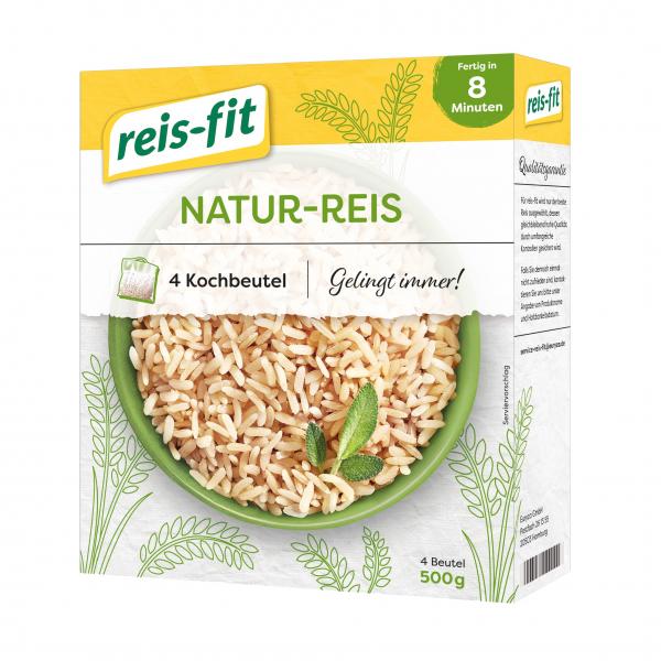 Reis-fit 8 Minuten Natur-Reis Kochbeutel von Reis-fit