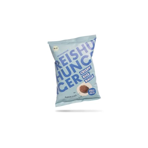 REISHUNGER Bio Crispy Rice Balls Vollmilch (6 x 50 g) - Knusprige Reisbällchen im Schokomantel von Reishunger