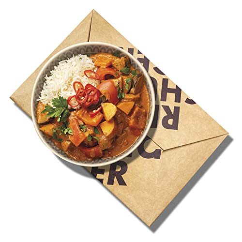 REISHUNGER Indian Curry Box (für 4 Personen) - Für Authentisches Indisches Curry - Beinhaltet Curry Paste, BIO Basmati Reis, Kokosmilch und Indisches Reis Gewürz - MHD: 20.01.2025 von Reishunger