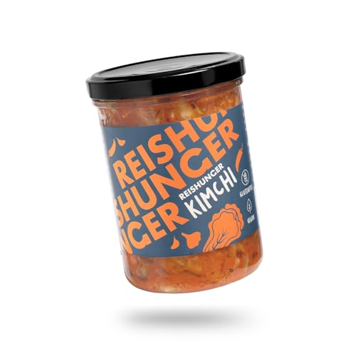 REISHUNGER Kimchi, 3x350 g - Vegan & Glutenfrei - fertiges Kimchi aus fermentierten Chinakohl - perfekt zu Gerichten der koreanischen Küche von Reishunger