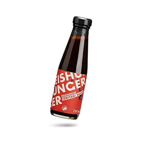 REISHUNGER Teriyaki Sauce, 200 ml – Vegane Teriyaki Sauce mit würzig-süßer Umami-Note nach Original Japanischer Rezeptur – Ideal für Wok-Gerichte, Fleisch, Gemüse & Reispfannen von Reishunger