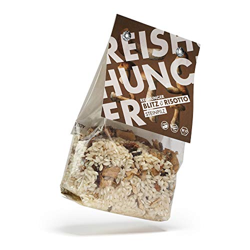 REISHUNGER BIO Blitz-Risotto Fertigmischung mit Steinpilzen (8 x 250g) - Vegan & Glutenfrei - In vielen Sorten und Größen verfügbar von Reishunger