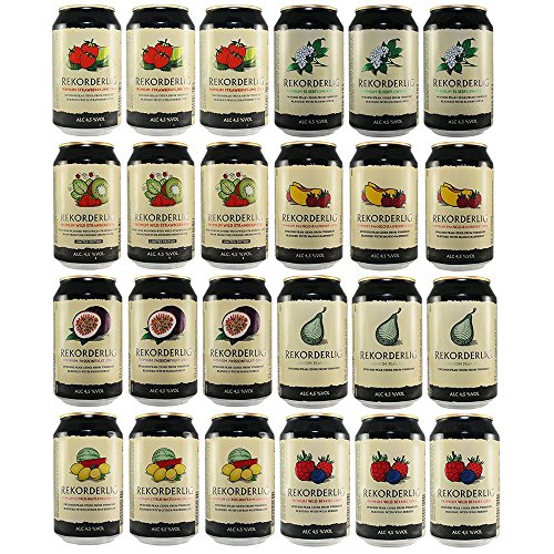 Rekorderlig Cider Probier-set 2, 24 X 0,33l Dosen Pfandfrei von Rekorderlig