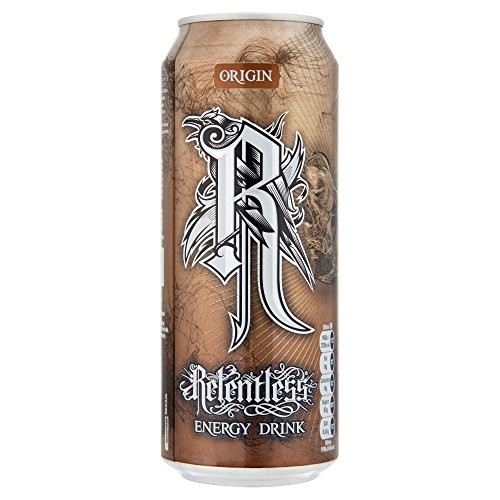 Relentless Origin Energy Drink (500 ml) - Packung mit 6 von Relentless