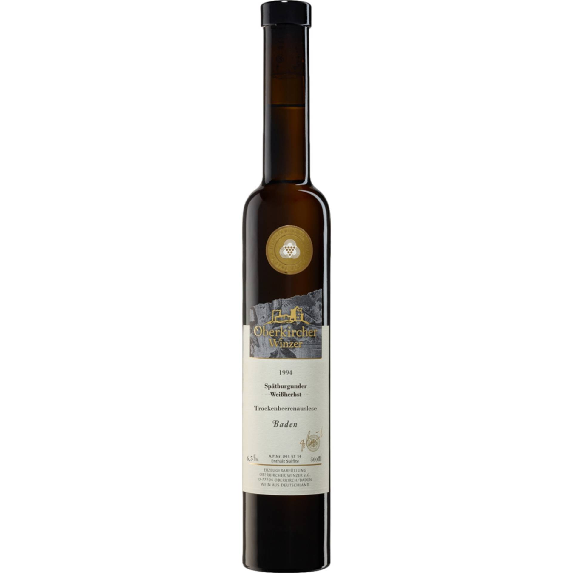 Spätburgunder Weißherbst Trockenbeerenauslese, Edelsüß, Baden, 0,5 L, Baden, 1994, Roséwein von Renchener Str. 42, 77704 Oberkirch