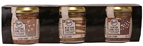 Rendles - Pâté Geschenkset - Fasan, Venison, Wildschwein, 3 x 180 g von Rendles