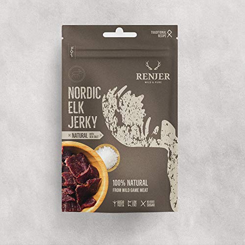 Elch Jerky mit Meersalz - 25g von Renjer