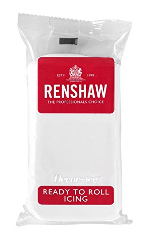 Renshaw Professional Zuckerguss, fertig zum Aufrollen, Weiß, 4 x 1 kg von Renshaw