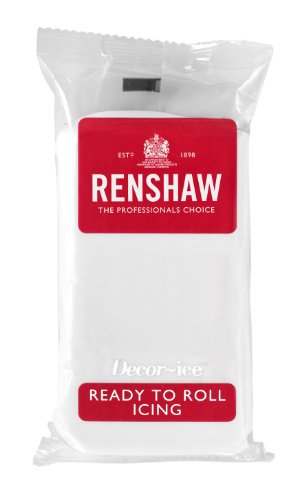 Renshaw Regalice Rollfondant 500 g - Weiß zum Torten überziehen von Renshaw