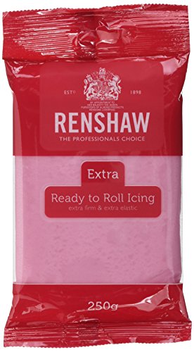 Renshaw Rollfondant Extra Pink, 6er Pack (6 x 250 g) von Renshaw