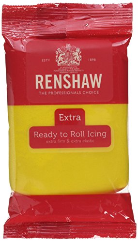 Renshaw Rollfondant Extra Yellow, 6er Pack (6 x 250 g) von Renshaw