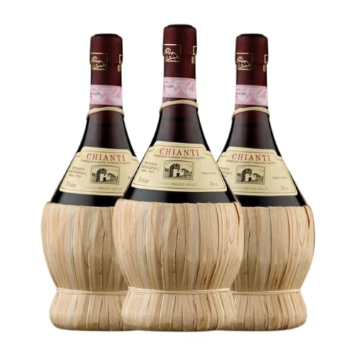 Renzo Masi Fiasco Chianti 75 cl Rotwein (Karton mit 3 Flaschen von 75 cl) von Renzo Masi