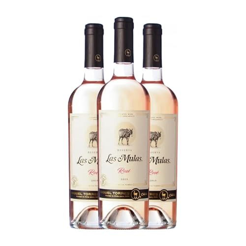 Miguel Torres Las Mulas Rosé Valle Central Reserve 75 cl (Schachtel mit 3 Flaschen von 75 cl) von Rescate & Tradición La Causa - Miguel Torres Chile