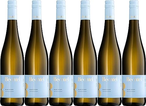 6x Blanc de Noir 2023 - Residenzweingut Bechtel Manfred Bechtel, Rheinhessen - Weißwein von Residenzweingut Bechtel Manfred Bechtel