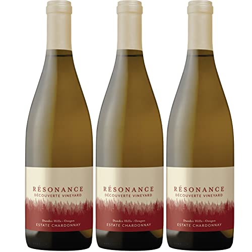 Résonance Découverte Vineyard Chardonnay Weißwein Wein trocken USA I Visando Paket (3 Flaschen) von Résonance Vineyard