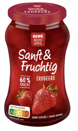 Beste Wahl Sanft& Fruchtig Erdbeere 270g GL von Rewe Beste Wahl