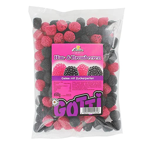 Rexim | Himbeeren- und Brombeeren-Geleefrüchte | außen knackig, innen soft | 650g von Rexim