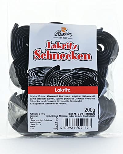 Rexim Lakritz Schnecken, 200 g von Rexim