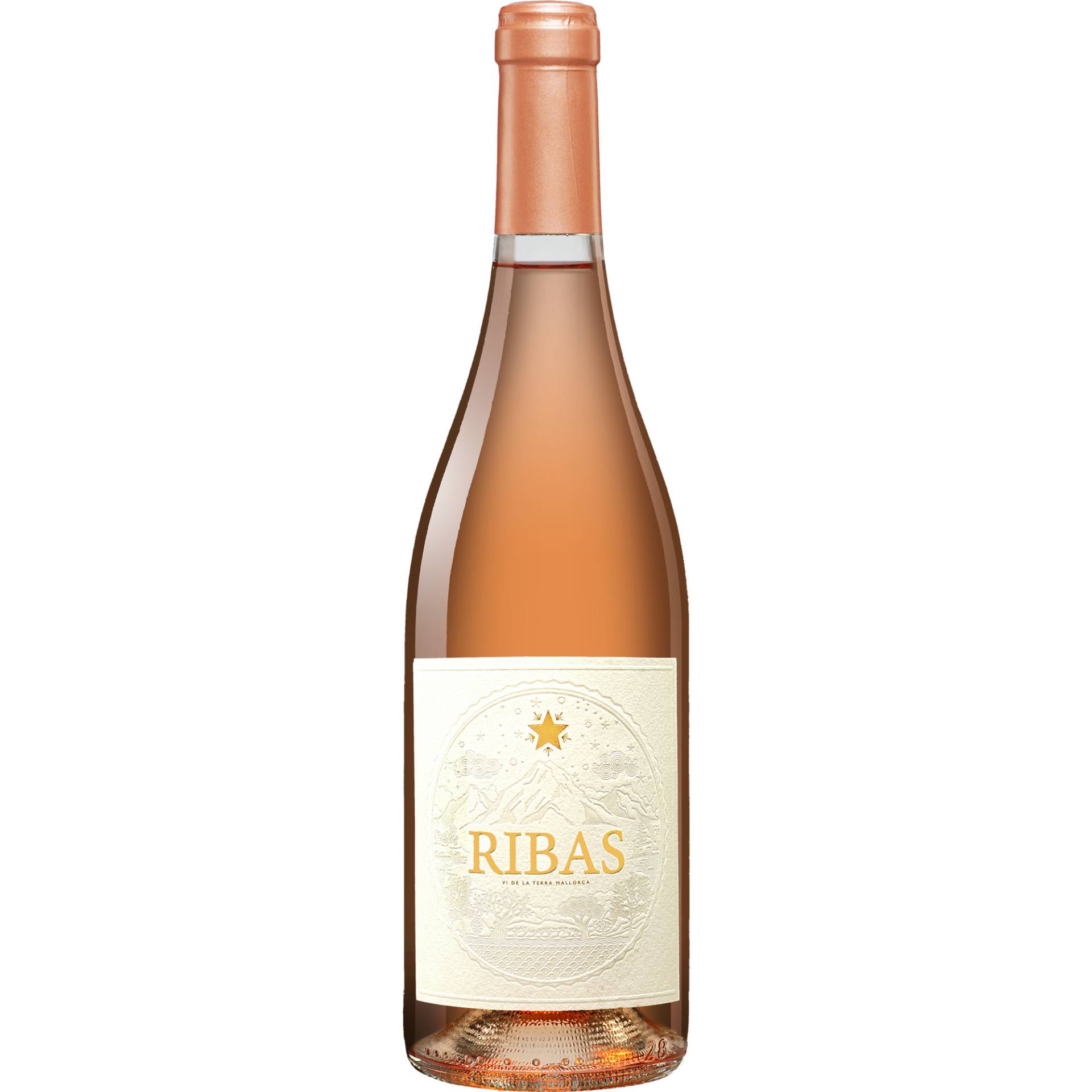 Ribas Rosat 2023  0.75L 12% Vol. Roséwein Trocken aus Spanien von Ribas (Hereus de)