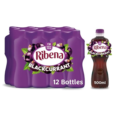 Ribena Blackcurrant Drink 500 ml (Pack of 12) von Ribena