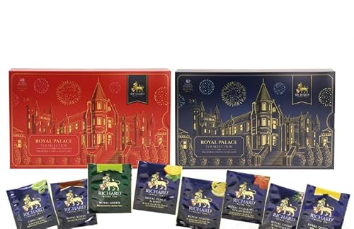 "Royal Palace Tea Selection" Mischung aus 8 Teesorten, aromatisiert und nicht aromatisiert 40Teebeutel von Richard Royal Tea