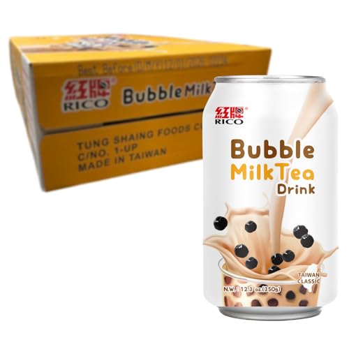 RICO - Bubble Milk Tea-Getränk - 24 X 350 ML - Multipack von Rico