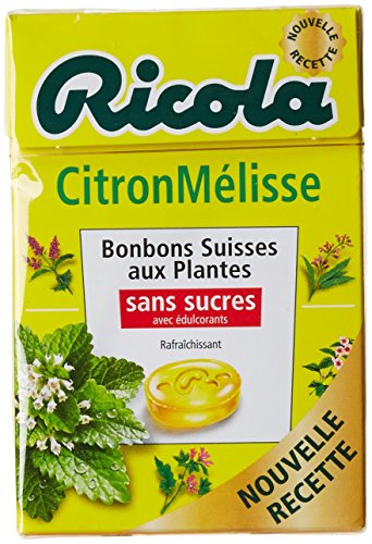 Bonbons Suisses aux Plantes Citron Mélisse Sucralose 50 g - Lot de 10 von Ricola