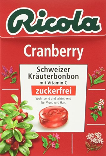 Ricola Box Cranberry, 20er Pack (20 x 50 g) von Ricola
